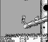 une photo d'Ã©cran de Dennis la Malice sur Nintendo Game Boy
